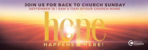 BTCS Hope Happens Here Banner Church Banners Outreach Marketing