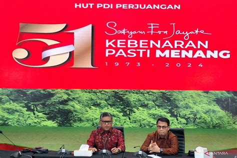 PDIP Sebut Peringatan HUT Ke 51 Momen Perkuat Kedekatan Dengan Rakyat