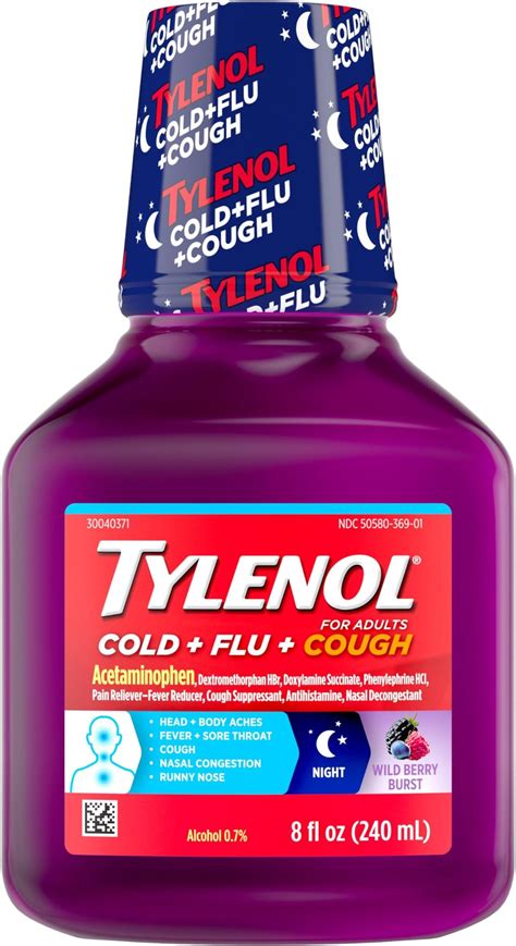 Tylenol Cold Flu Severe Day And Night Caplets 24 Ea 3 Pack