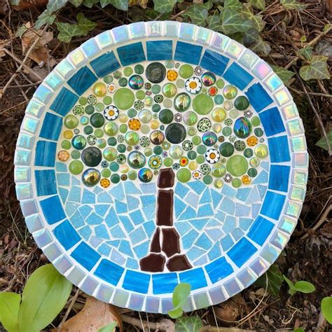 Tree Of Life Etsy Mosaic Art Mosaic Art Projects Mosaic Garden Art