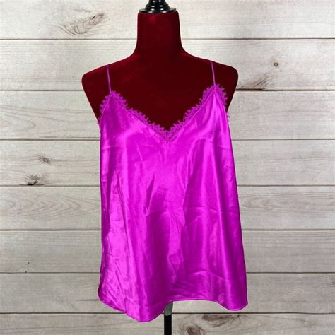 Victoria S Secret Intimates Sleepwear Victorias Secret Cami Top Satin Lace Lingerie