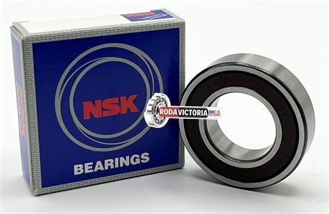 NSK 6005 DDU C3 DEEP GROOVE BALL BEARING RUBBER SEALED 25x47x12 Mm