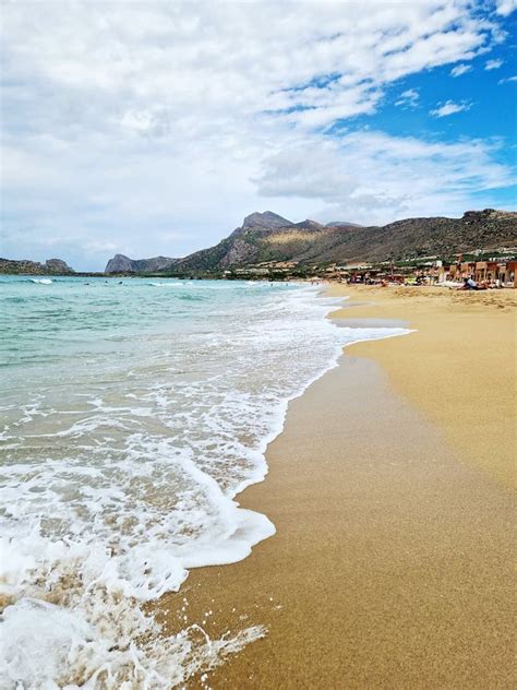 Falasarna Beach Crete Greece Stock Image Image Of Destination