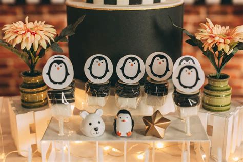 Penguin Themed Baby Shower Party Ideas Photo Of Catch My Party