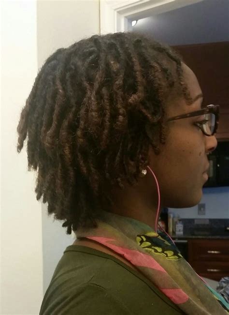 Starter Locs 5 Months Short Dreads Short Locs Hairstyles Pretty