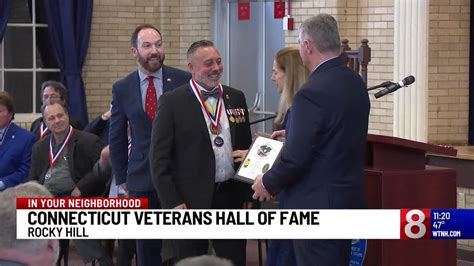 In Your Neighborhood Gil Simmons Emcees Ct Veterans Hall Of Fame