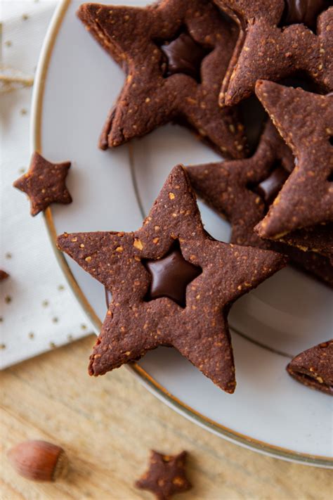 Biscuits de Noël au chocolat et à la noisette