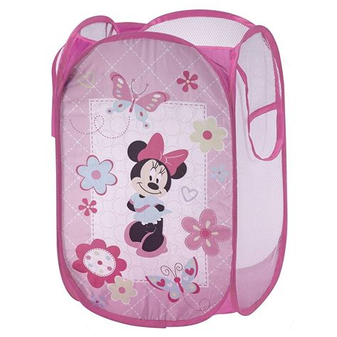 Disney Minnie Mouse Pop Up Hamper Pinkaqua