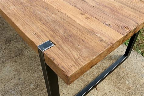 Teakhout Tafel Mu Steigerhout Teakhout Meubels