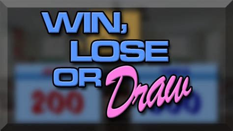 Win Lose Or Draw Game Show Software Etsy Canada