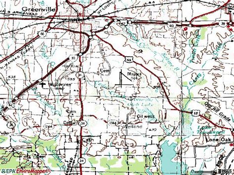 Greenville Tx Zip Code Map United States Map