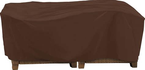 Elemental 740171 Dark Brown Premium Polyester Conversation Set Cover Patio Lawn