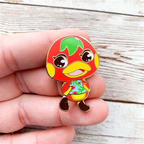 Ketchup Acnh Enamel Pin Animal Crossing Animal Crossing Etsy