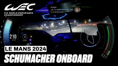 Mick Schumacher Night Onboard At Le Mans Alpine A Hypercar I