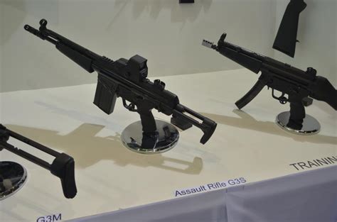 Pakistani G S Automatic Assault Rifle At Idex Pakistan Military