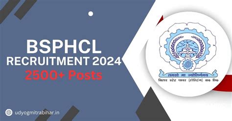 BSPHCL Recruitment 2024 Online Form Reopening For 4016 Vacancies