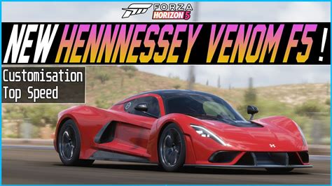 Forza Horizon 5 New Hennessey Venom F5 Customsation And Top Speed