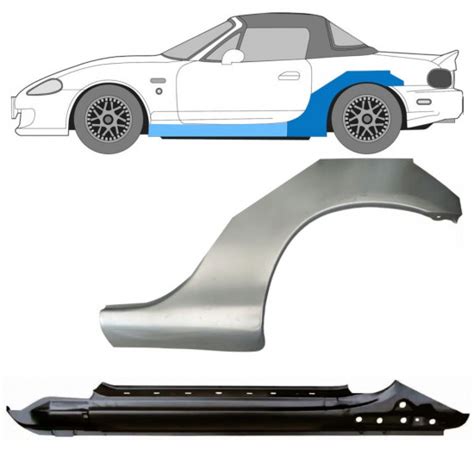 Nb Rear Wheel Arch Sill Repair Front Wing Panel Set Left Mazda