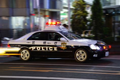 Tokyo Toyota Crown Police Car In Shibuya Tokyo Ray Kippig Flickr