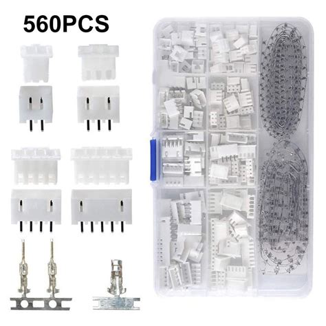 Pcs For Xh Mm Pitch Terminal Kit Housing Pin Header For Jst