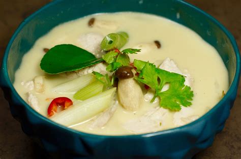 Tom Kha Gai Thail Ndische H Hnersuppe