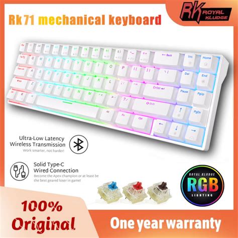 Royal Kludge Rk Rgb Hot Swappable Dual Mode Mechanical Keyboard