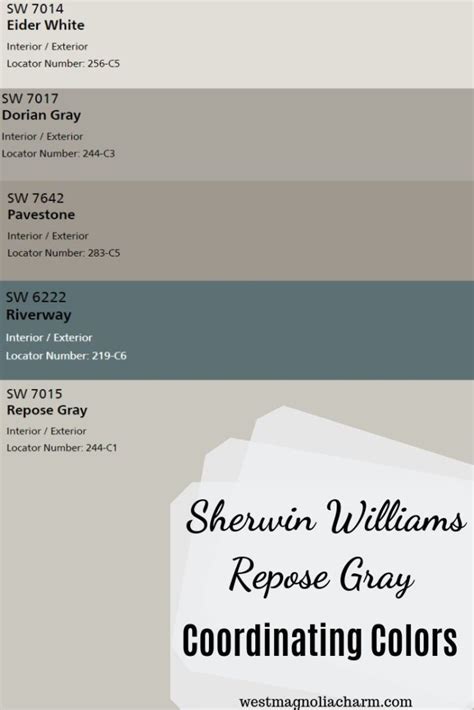 Repose Gray By Sherwin Williams West Magnolia Charm