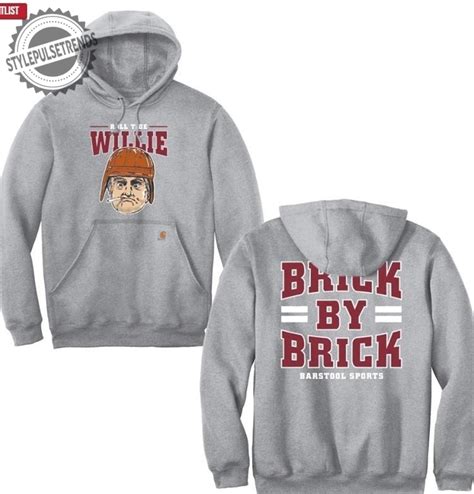 Roll Tide Willie Brick By Brick Hoodie - Stylepulsetrends