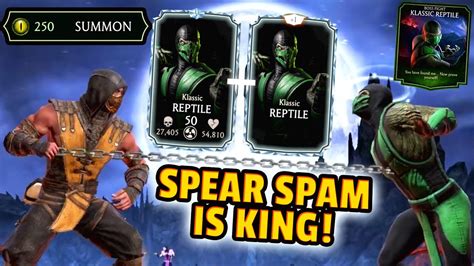 Mk Mobile Epic Klassic Reptile Fight With Scorpion Team Cyrax Triborg