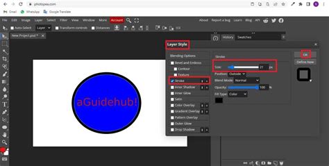 How To Create A Border In Photopea Aguidehub