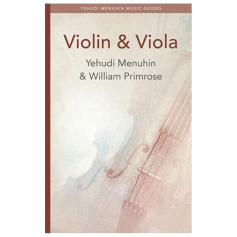 Violin Viola By Yehudi Menuhin And William Primrose Kahn Averill