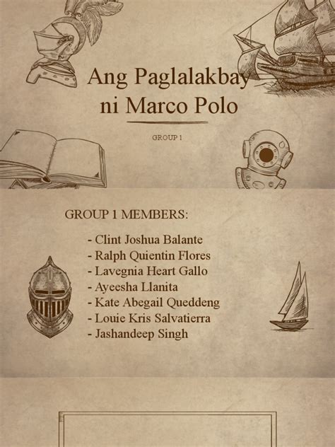 Paglalakbay Ni Marco Polo Pdf