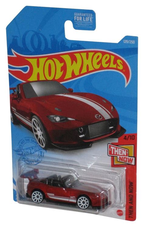 Hot Wheels Then And Now Red Mazda Mx Miata Toy Car