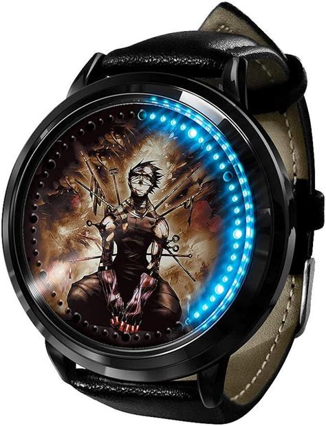 Naruto Clock Watch LED Touch Screen Waterproof Digital Light Clock ...