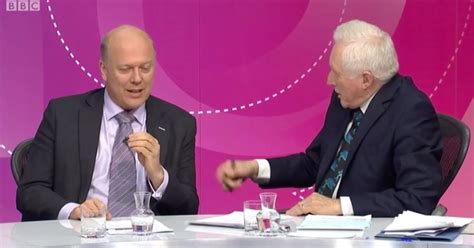 Bbc Question Time Chris Grayling Mocked For Quick Backpedal On Brexit