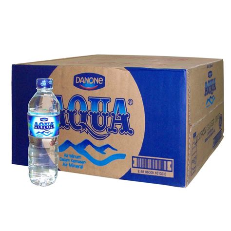 Aqua 600ml Air Mineral Botol Isi 24 Pcs Shopee Indonesia