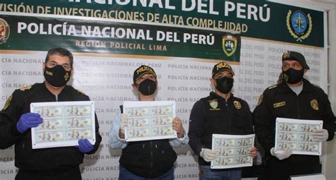 Rímac Policía incauta un millón 200 mil dólares falsificados que iban