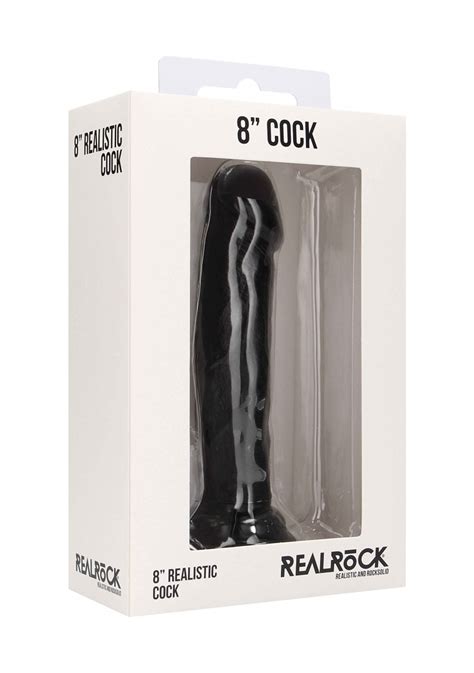 Realistischer Dildo Mit Venen Schwarz 8 Inch Realistic Dildos