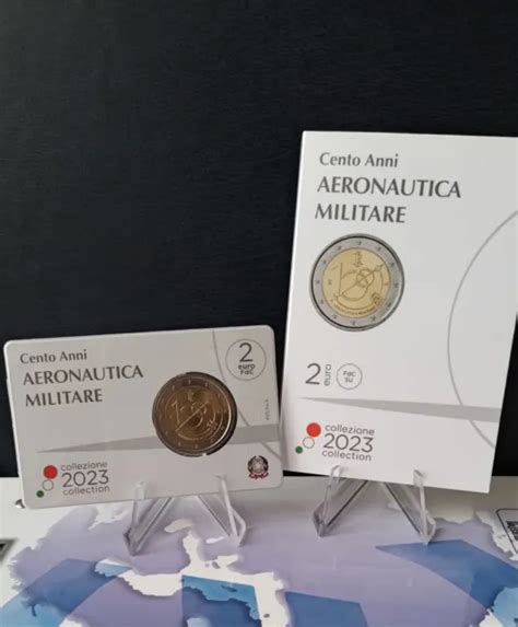 Euro Italia Italien Italy Aeronautica Militare Bu Fdc Coin Card