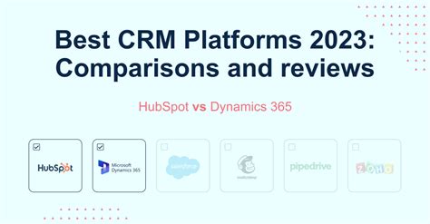 Crm Comparative Hubspot Vs Dynamics 365