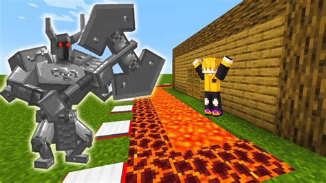 Guerrero De Hierro Mutante Vs La Casa Más Segura De Minecraft Youtube