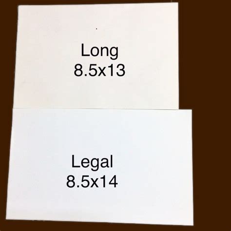 Size For Long Bond Paper In Inches