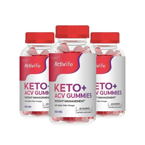 3 Pack Activlife Keto Gummies Activlife Keto Apple Cider Vinegar Gummies