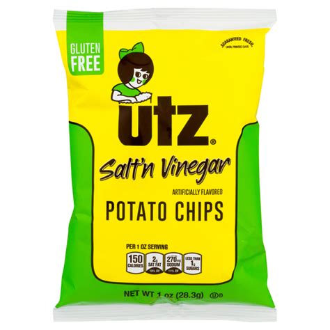 Save On Utz Potato Chips Salt N Vinegar Order Online Delivery Food Lion