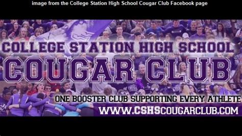 College Station High School's Athletic Booster Club Gets Financial ...