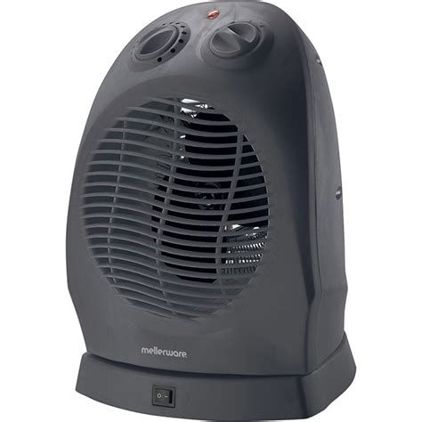 Graphite Oscillating Fan Heater Binuns