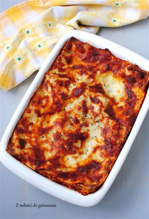 Przepis Na Lasagne Z Mi Sem Mielonym I Pieczarkami