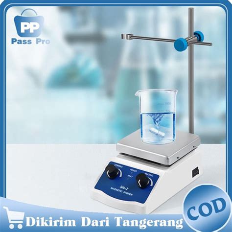 Jual Sh Hot Plate Magnetic Stirrer Magnet Stirer Pemutar Lab Biru Kota Tangerang Selatan