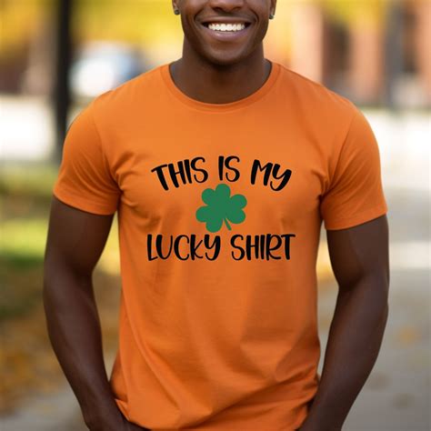 St Patricks Day T Shirt This Is My Lucky Shirt Unisex Top Shamrock