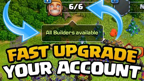 How To Upgrade Faster Your Account In Clash Of Clans Without Gems In Hindi Youtube